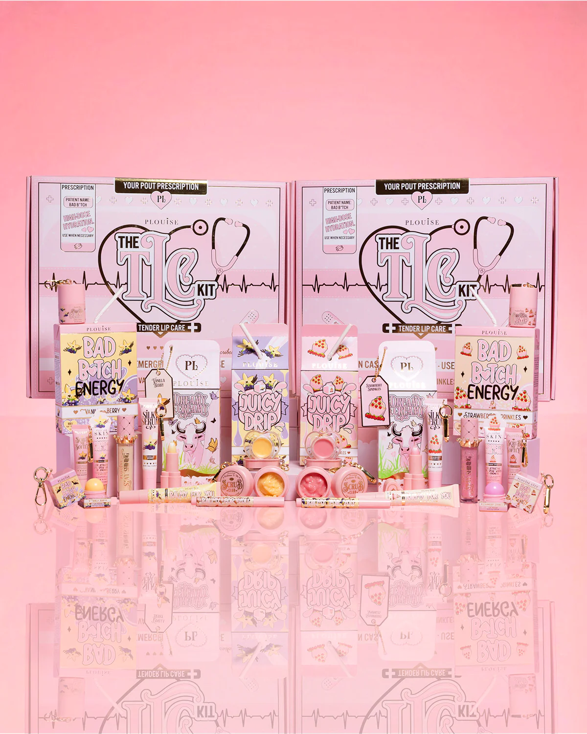 Collection de kits de soins pour les lèvres TLC